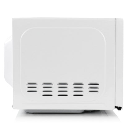 0.7 Cu Ft 700 Watt LED Digital Microwave Oven in White with Child Safety Lock