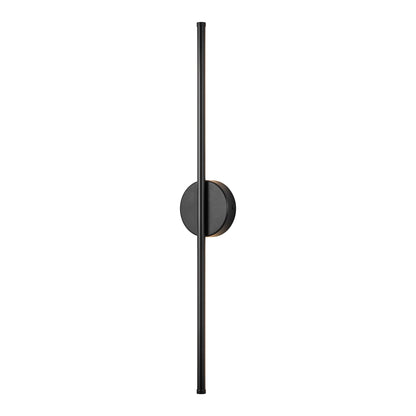 1-Light Black/ Gold/ Nickel Modern Long Linear Strip Wall Sconce Dimmable LED Bathroom Vanity Light