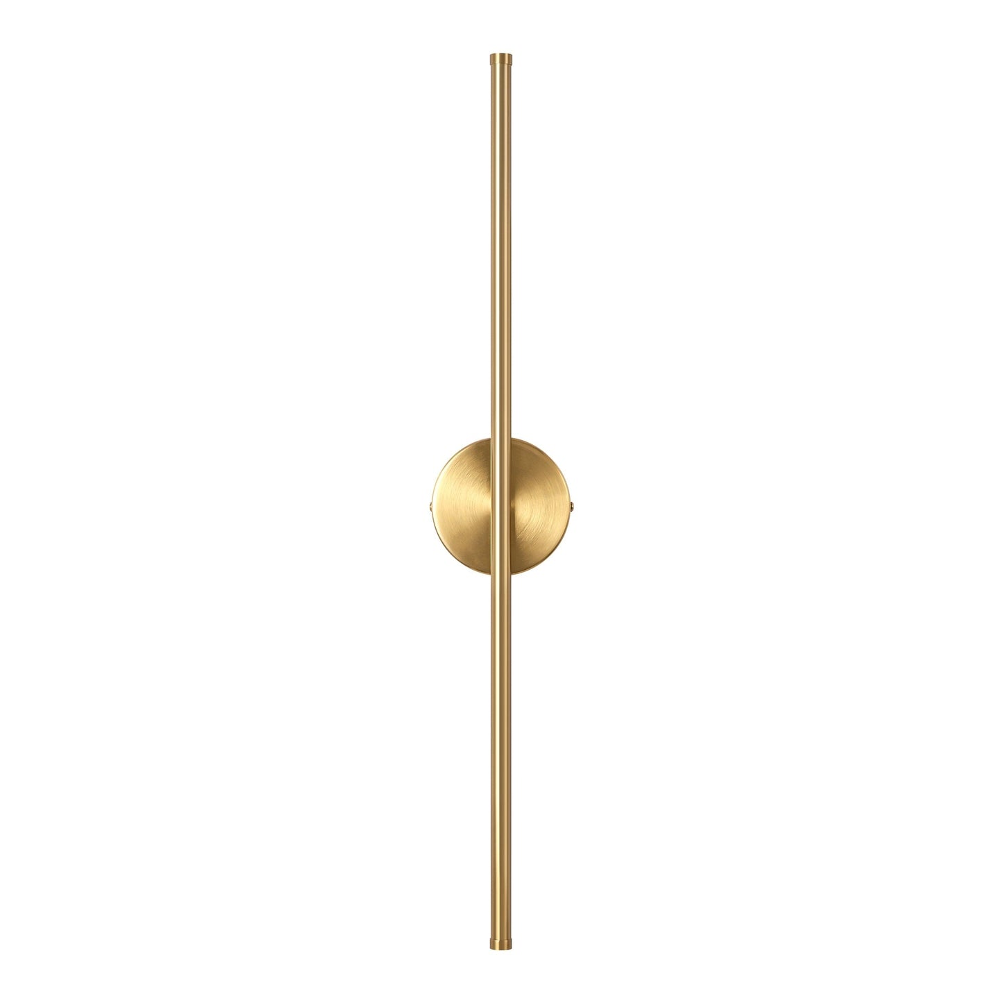1-Light Black/ Gold/ Nickel Modern Long Linear Strip Wall Sconce Dimmable LED Bathroom Vanity Light