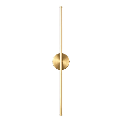 1-Light Black/ Gold/ Nickel Modern Long Linear Strip Wall Sconce Dimmable LED Bathroom Vanity Light