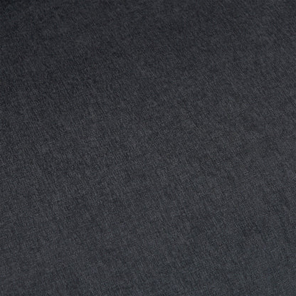 Canapé sectionnel en polyester 102,4 en forme de L avec repose-pieds réversible, coussins épais et pieds en plastique