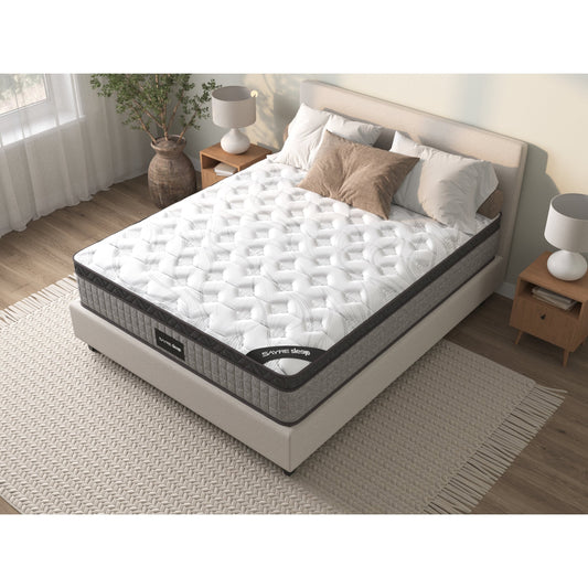 Assembled in USA - 10 Diamond Hybrid Mattress Pocket Coil and Cool Gel Memory Foam