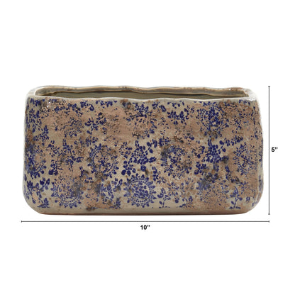 10 Tuscan Ceramic Rectangle Planter