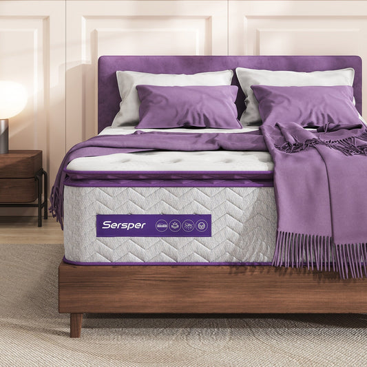 12 Inch Memory Foam Pillow Top Medium Mattress