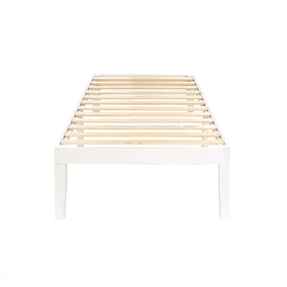 16 Inch Classic Solid Wood Platform Bed Frame in Multiple Finishes