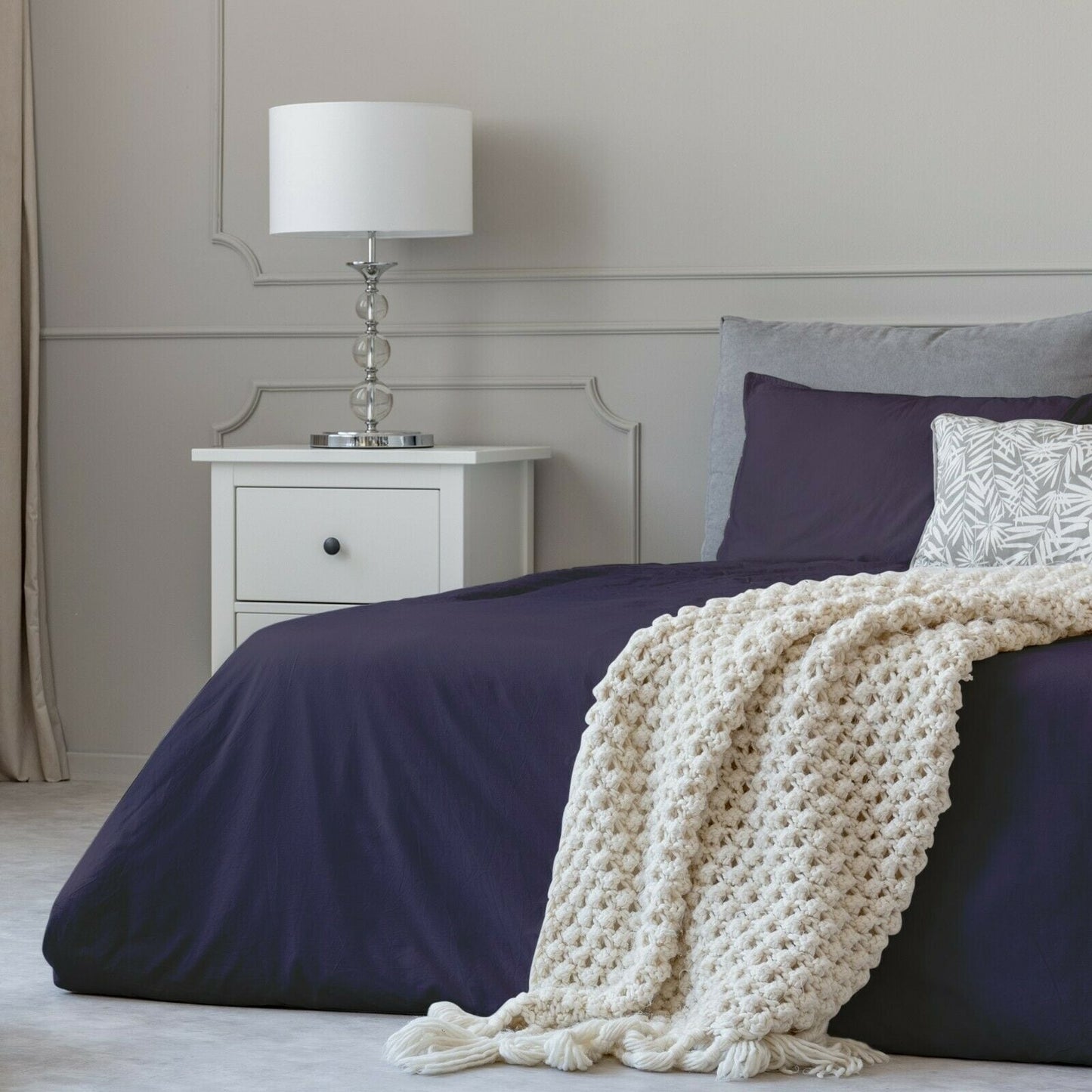 1800 Count Cotton Feel Bed Sheet Set Pillowcases Deep Pocket All Sizes