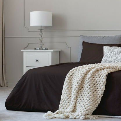 1800 Count Cotton Feel Bed Sheet Set Pillowcases Deep Pocket All Sizes
