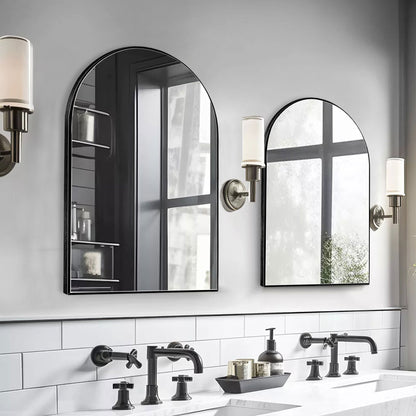 Bathroom Arch Aluminum Wall Mirror Vanity Mirrors