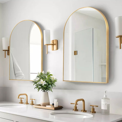 Bathroom Arch Aluminum Wall Mirror Vanity Mirrors