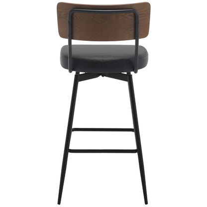 Faux Leather Upholstered Swivel Counter/Bar Stools Set of 2/3/4