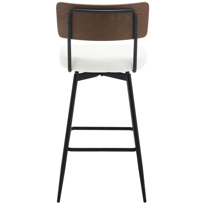 Faux Leather Upholstered Swivel Counter/Bar Stools Set of 2/3/4