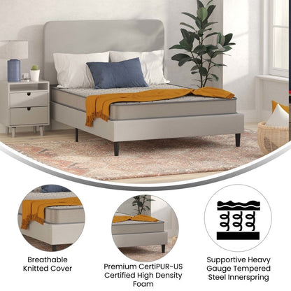 Medium Tight Top Innerspring Hybrid Mattress
