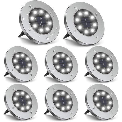 Solar Pathway Ground Lights Outdoor Waterproof