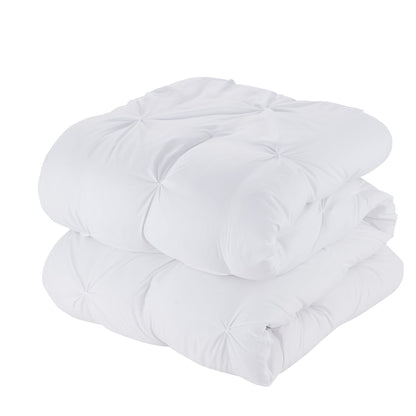 8 Piece Bed In A Bag Pintuck Comforter Sheet Set