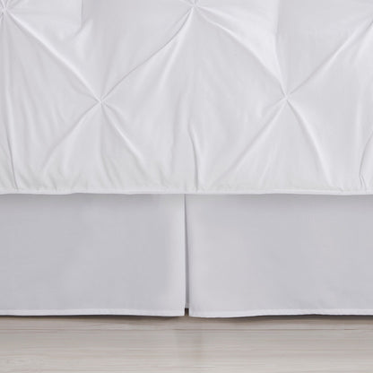 8 Piece Bed In A Bag Pintuck Comforter Sheet Set