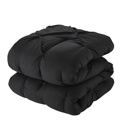 8 Piece Bed In A Bag Pintuck Comforter Sheet Set