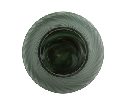 Vase tourbillon bleu sarcelle