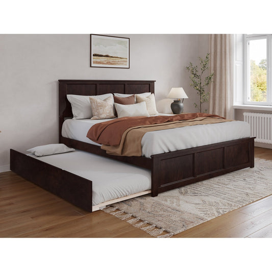 AFI Madison Platform Bed with Matching Footboard & Trundle