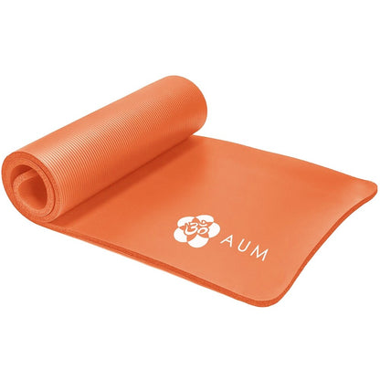 AUM High Density HD Foam Tech Yoga Exercise Mat - 72 x 24 x 1/2