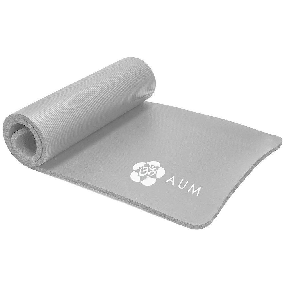 AUM High Density HD Foam Tech Yoga Exercise Mat - 72 x 24 x 1/2