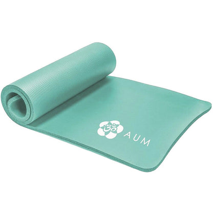 AUM High Density HD Foam Tech Yoga Exercise Mat - 72 x 24 x 1/2