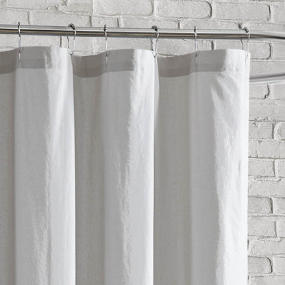 Adalee Rose Chenille Tufted Floral Shower Curtain