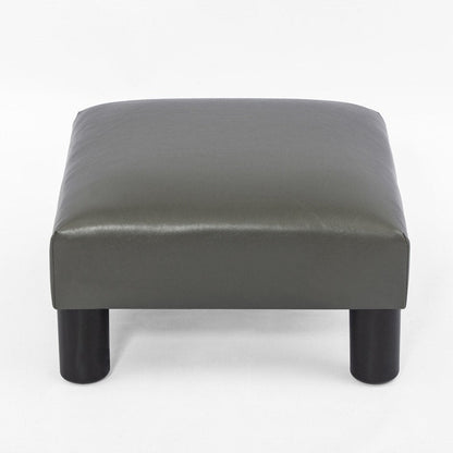 Adeco Small Ottoman Upholstered Footrest Pet Steps Dog Stairs Stool