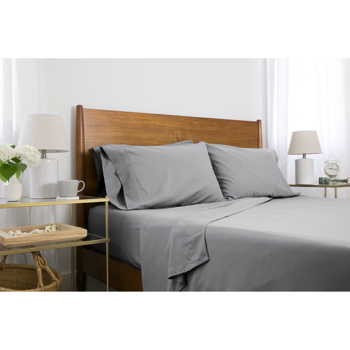 Adjustable Mattress Split King Ultra-Soft 7-piece Bed Sheet Set