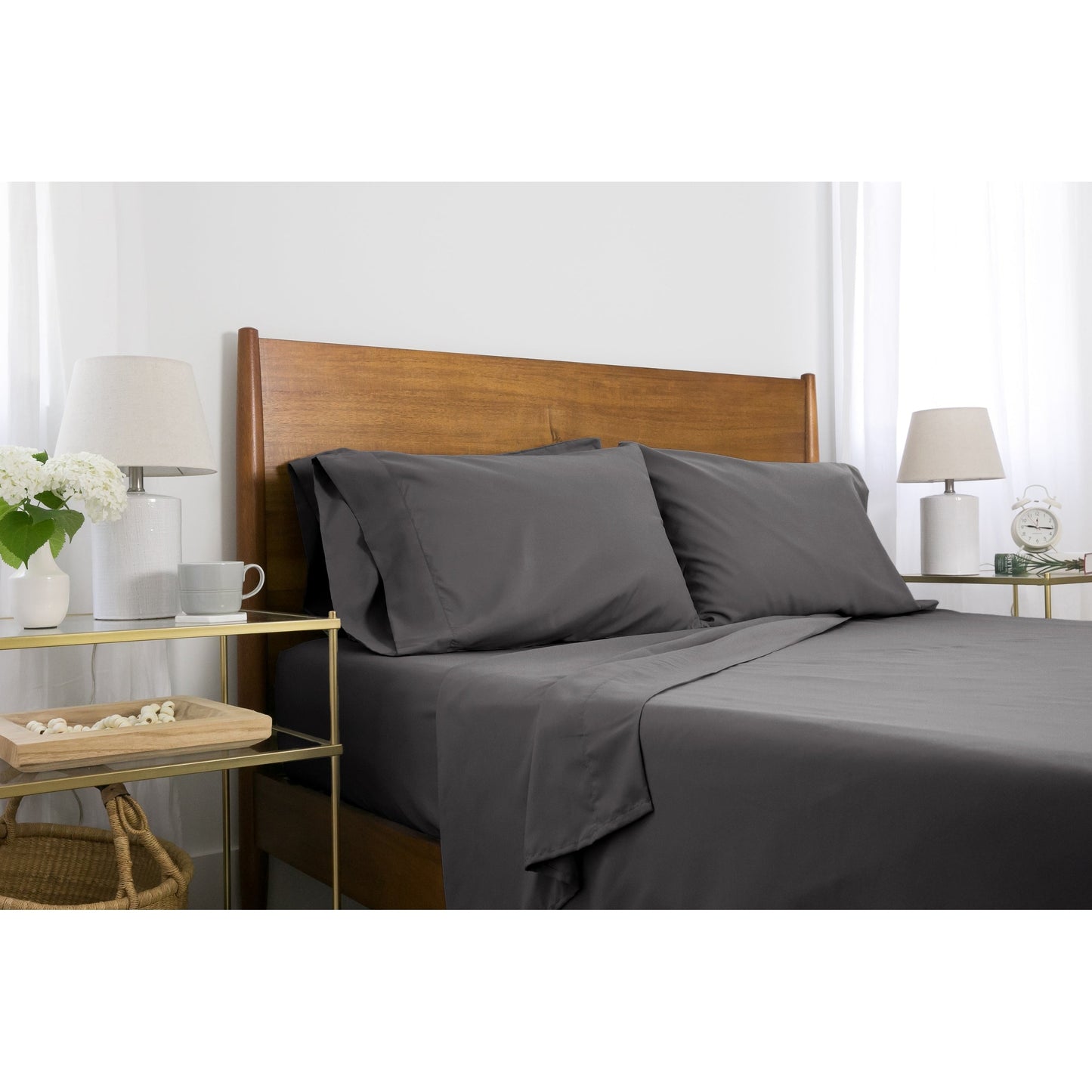 Adjustable Mattress Split King Ultra-Soft 7-piece Bed Sheet Set