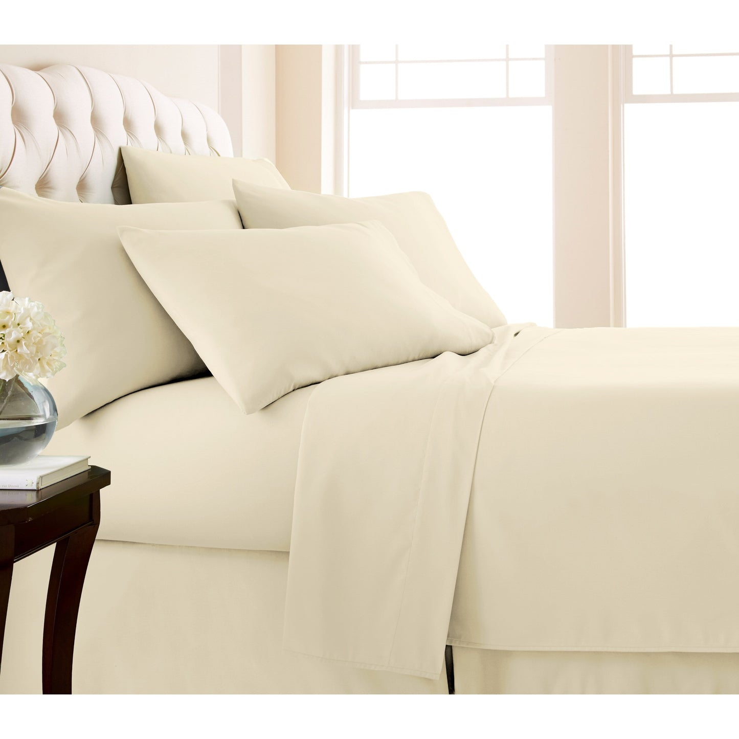Adjustable Mattress Split King Ultra-Soft 7-piece Bed Sheet Set
