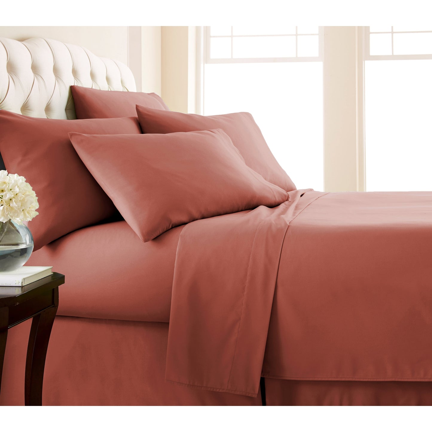 Adjustable Mattress Split King Ultra-Soft 7-piece Bed Sheet Set