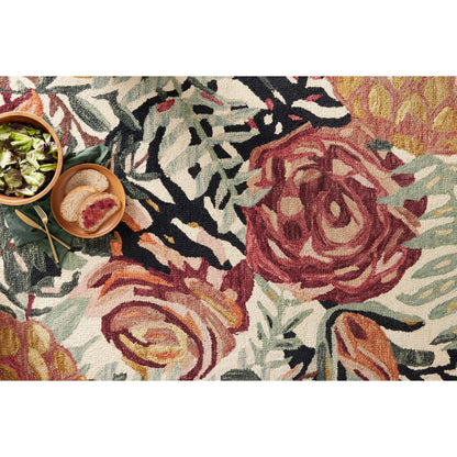 Alexander Home Evelyn Floral Bouquet Area Rug
