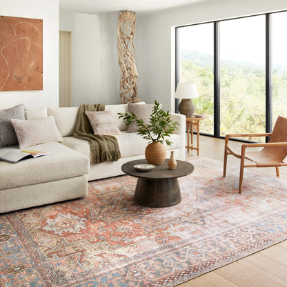 Alexander Home Tremezzina Printed Distressed Geometric Area Rug