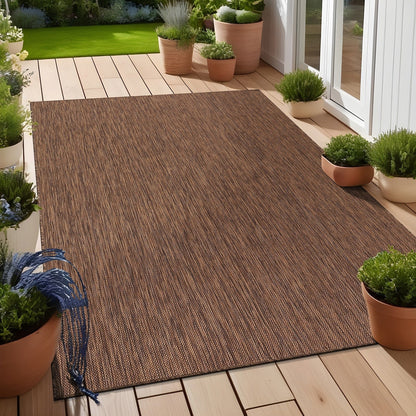 Aloha Washable Solid Indoor Outdoor Area Rug Patio Deck Living Room