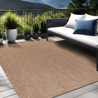 Aloha Washable Solid Indoor Outdoor Area Rug Patio Deck Living Room