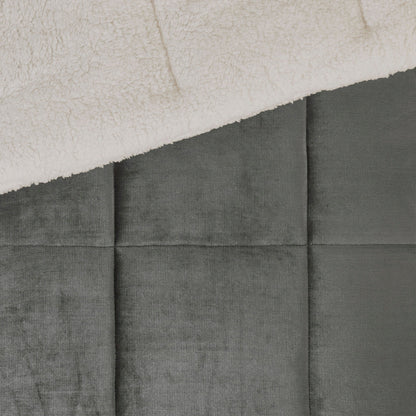 Woolrich Alton Plush to Sherpa Down Alternative Comforter Set