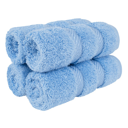 American Soft Linen Premium 100% Cotton 4-Piece Washcloth Set