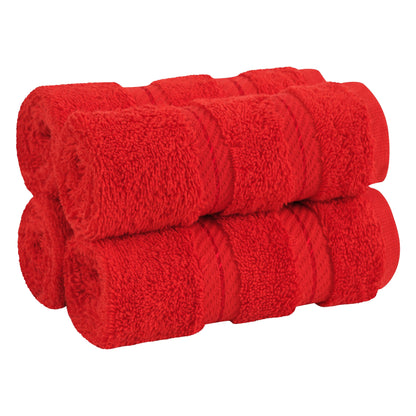 American Soft Linen Premium 100% Cotton 4-Piece Washcloth Set