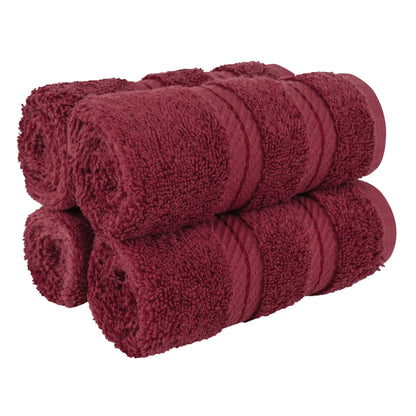 American Soft Linen Premium 100% Cotton 4-Piece Washcloth Set