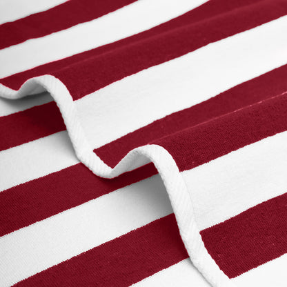 American Soft Linen,100% Cotton 4 Pack Beach Towels, 30 x 60 Cabana Striped Pool Towels