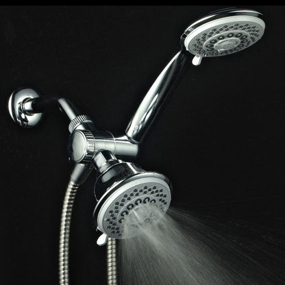 AquaStorm by HotelSpa? 30-setting SpiralFlo 3-way Luxury Shower Combo