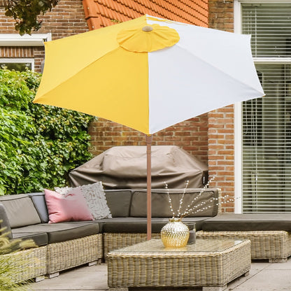 Autlaycil 7.5FT Patio Umbrella with Tilt and Crank