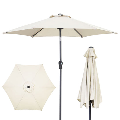 Autlaycil 7.5FT Patio Umbrella with Tilt and Crank