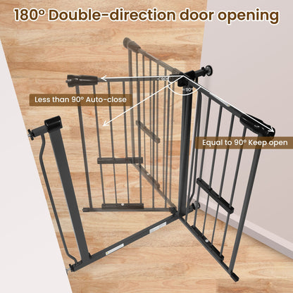 BalanceFrom Safety Gate with Pet Door 36-Inch Tall, Fits 29.1 - 33.8 Inch for Doorways and Stairways - 36-Inch Tall