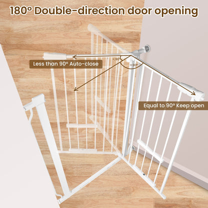 BalanceFrom Safety Gate with Pet Door 36-Inch Tall, Fits 29.1 - 33.8 Inch for Doorways and Stairways - 36-Inch Tall
