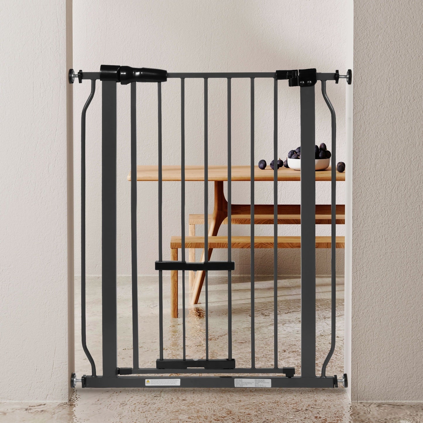 BalanceFrom Safety Gate with Pet Door 36-Inch Tall, Fits 29.1 - 33.8 Inch for Doorways and Stairways - 36-Inch Tall