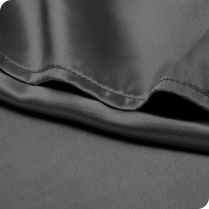 Bare Home Poly Satin Pillowcase Set for Hair and Skin (Set of 2)