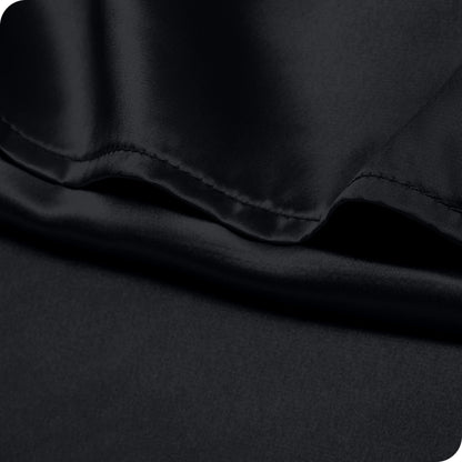 Bare Home Poly Satin Pillowcase Set for Hair and Skin (Set of 2)