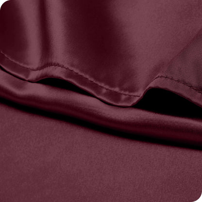 Bare Home Poly Satin Pillowcase Set for Hair and Skin (Set of 2)