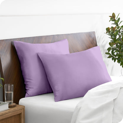 Bare Home Poly Satin Pillowcase Set for Hair and Skin (Set of 2)